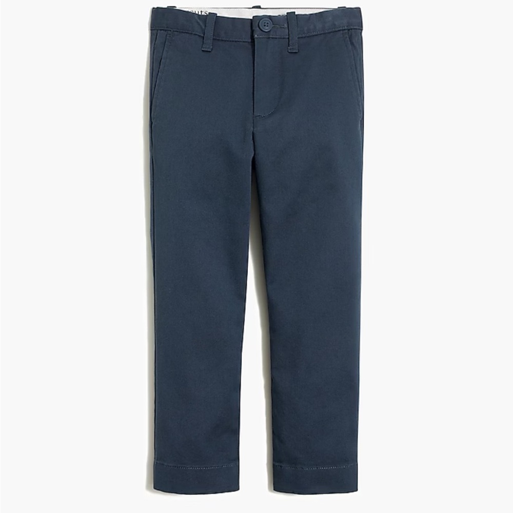 Boys’ slim pant in flex chino - Overcast Blue
